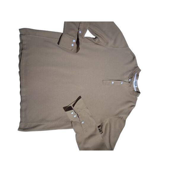 Rag & Bone NY Mens Size Large Classic Quiet Luxury Casual Henley Waffle knit Tee - Picture 3 of 15